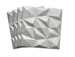 Panneaux de plafond et panneaux muraux Decoratif 3D Brylant Béton 2m² / 8pièces-Deccart