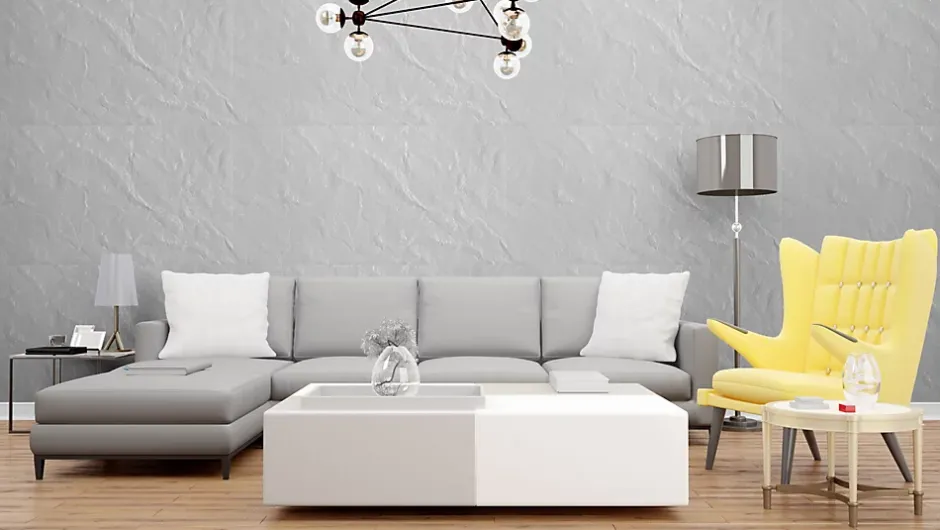 Panneaux de plafond et panneaux muraux Decoratif Głaz Blanc 6m² / 12pièces-Deccart New