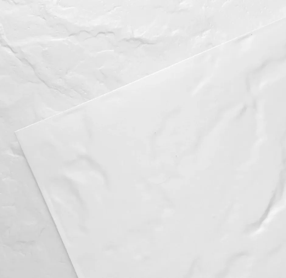 Panneaux de plafond et panneaux muraux Decoratif Głaz Blanc 6m² / 12pièces-Deccart New