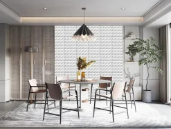 Panneaux de plafond et panneaux muraux Decoratif 3D Romby Blanc 8m² / 32pièces-Deccart