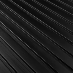 Panneaux muraux haut de gamme OLMO - Black - Set de 19 lames + profil de finition droite et gauche-Lamelio Best