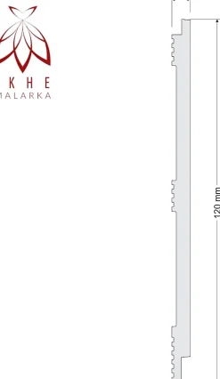 Ikhemalarka Panneaux muraux style campagne en polystyrène rigide blanc pose facile avec colle idéal pour déco murale anglaise (LB02)