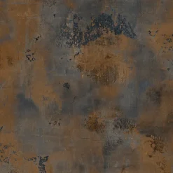 GoodHome Papier peint à motif vinyle intissé Fuch effet béton bleu marine