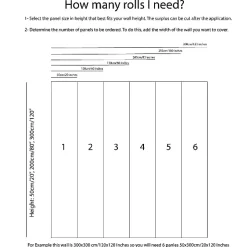 Decochic Papier peint adhésif palmier gris et blanc en vinyle lavable et amovible - 1 rouleau 50x300 cm -