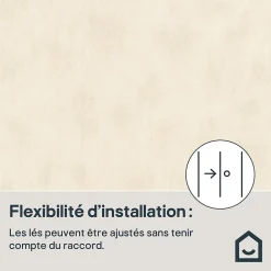 Papier peint Balisi beige mat L.10m x l.53 cm GoodHome- Sale