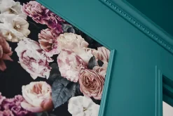 Papier peint floral vinyle sur intissé mauve, Drosera-GoodHome Hot