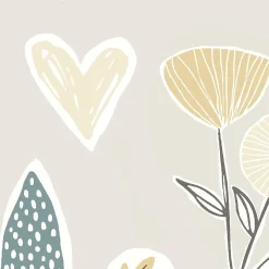 Papier peint intissé fleuri Les aventures Louise fleurs et feuillage rose L.1001 x l.53cm-Lutèce Discount