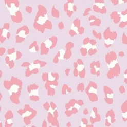Papier peint intissé imprimé léopard rose L.1000 x l.52cm-Envy Sale