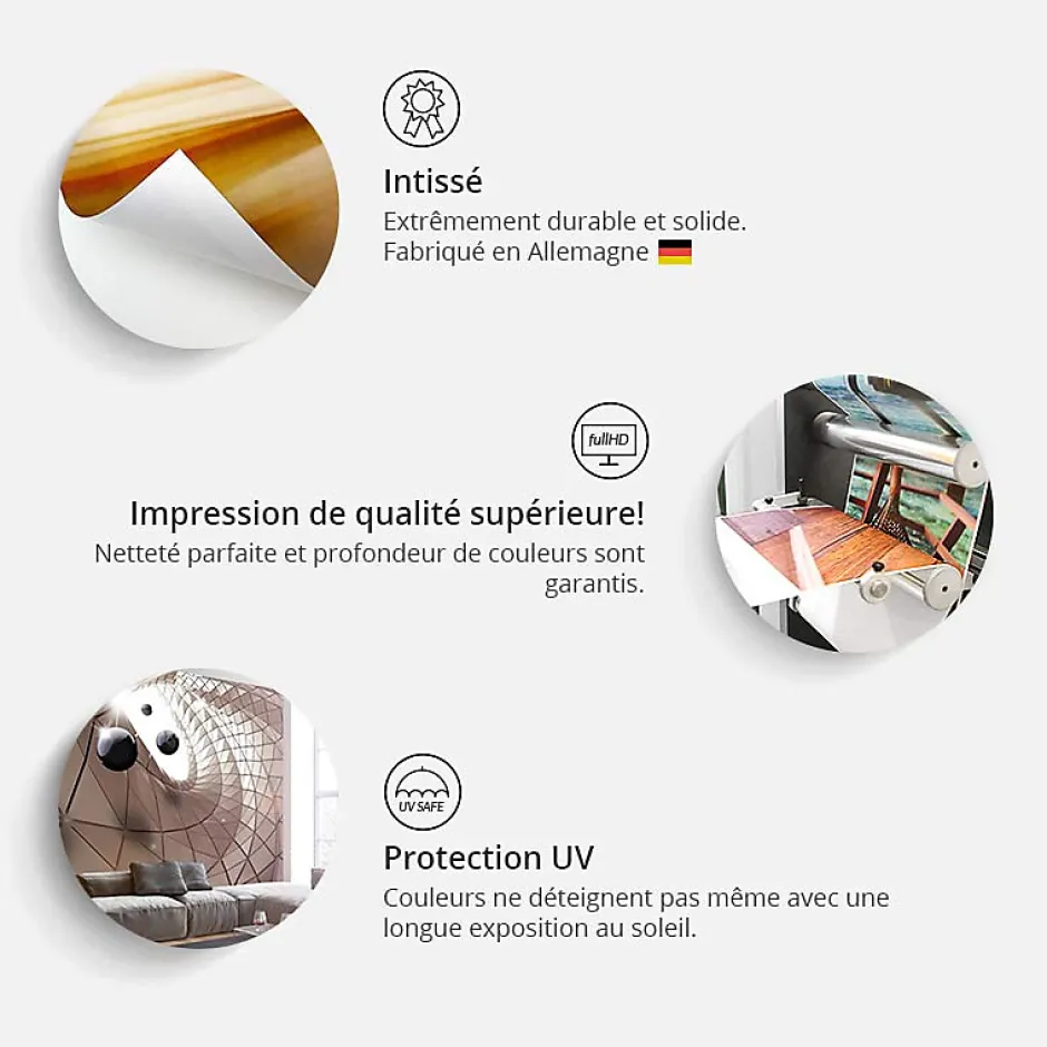 Papier peint intissé panoramique paysage beach and ivy 300x210 cm-Planete Discount Clearance