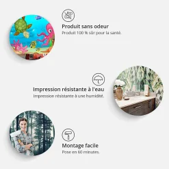 Papier peint intissé panoramique paysage underwater land 350x245 cm-Planete Discount Online