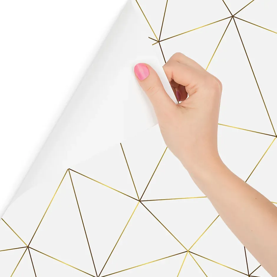 Muralo Papier Peint Intissé Photo MOTIF Géométrique Moderne Pour Chambre 90cm x 60cm