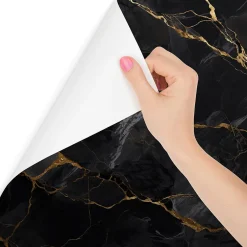 Muralo Papier Peint Intissé Photo INTISSE Marbre Abstraction Pour Salon 450cm x 300cm