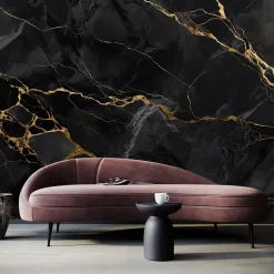 Muralo Papier Peint Intissé Photo INTISSE Marbre Abstraction Pour Salon 450cm x 300cm