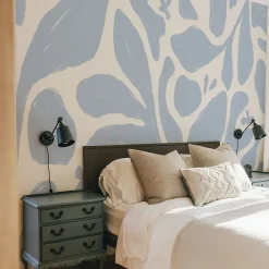 Acte Déco Papier peint panoramique Fauve, Bleu 225 x 250cm