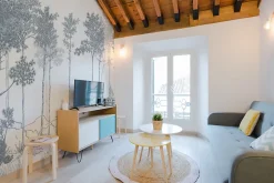 Papier peint panoramique Balade dans les bois, Bleu 150 x 250cm-Acte Déco Discount