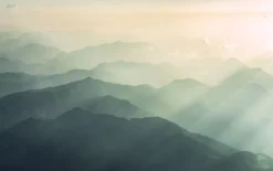 Papier peint panoramique Hazy Hills L.4 m x l.250 cm-Komar Outlet