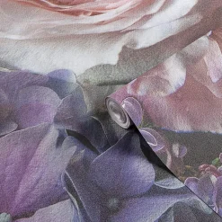 GoodHome Papier peint panoramique Intissé Vanad violet 280 x 159 cm