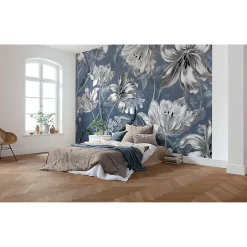 Komar Papier peint panoramique Merian blue 350 x 250 cm