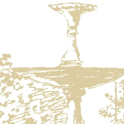 Papier peint panoramique intissé arbre, beige, blanc, 8 lés, L.280 x l.400cm-IDPanneaux