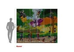 Komar Papier peint panoramique sur intissée de - Marvel Spidey Scavenger Hunt - Taille: 300 x 250 cm
