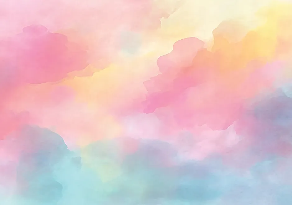 Wallarena Papier Peint Panoramique Intissé Fille Pastel Rose - 400x280 cm - Papier Peint Enfant