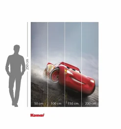 Komar Papier peint panoramique sur intissée de - Disney and Pixar Cars Shine - Taille: 200 x 250 cm