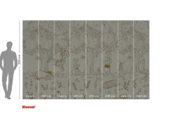 Papier peint panoramique sur intissée de - Disney Winnie the Pooh Outdoors - Taille: 400 x 250 cm-Komar