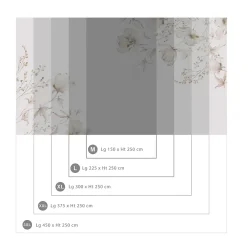 Papier peint panoramique Azulejos, Beige 225 x 250cm-Acte Déco Outlet