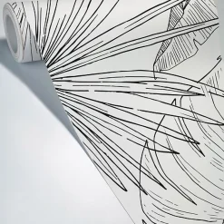 Papier peint panoramique - Lamnar - Noir - intissé : 150g/m² - 7 lés : 336x270cm-99DECO Online