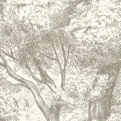 Papier peint panoramique Intissé Sunste gris clair 200 x 280 cm-GoodHome Best