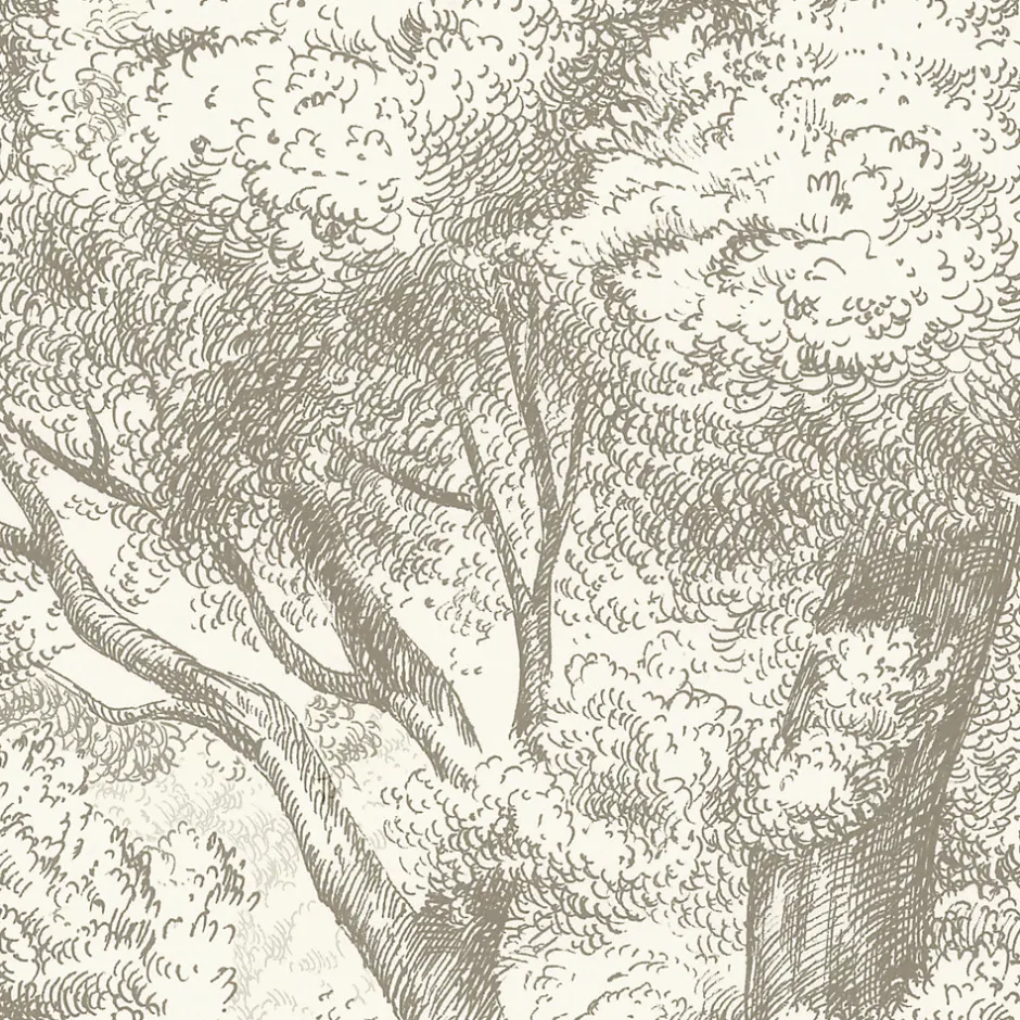 Papier peint panoramique Intissé Sunste gris clair 200 x 280 cm-GoodHome Best