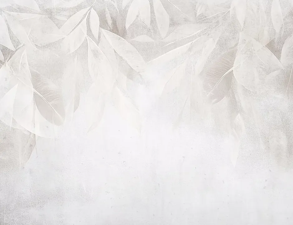 Papier Peint Panoramique Intissé Béton Boho 350x250 cm - Colle Inclus - Chambre et Salon - Moderne Papier Peint-Wallarena Discount