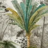 Papier peint panoramique palmier noir et blanc L.280 x l.159 cm-Grandeco Online