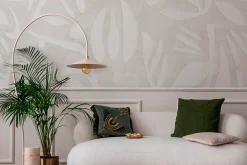 Papier peint panoramique Matis - Crème-Lé Papiers de Ninon Hot