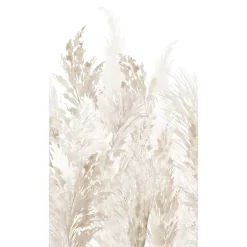 Grandeco Papier peint panoramique intissé pampas beige, 3 lés, L.280 x l.159 cm