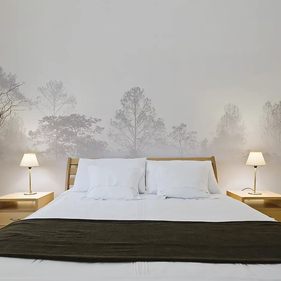 Acte Déco Papier peint panoramique Brumes matinales, Beige 375 x 250cm