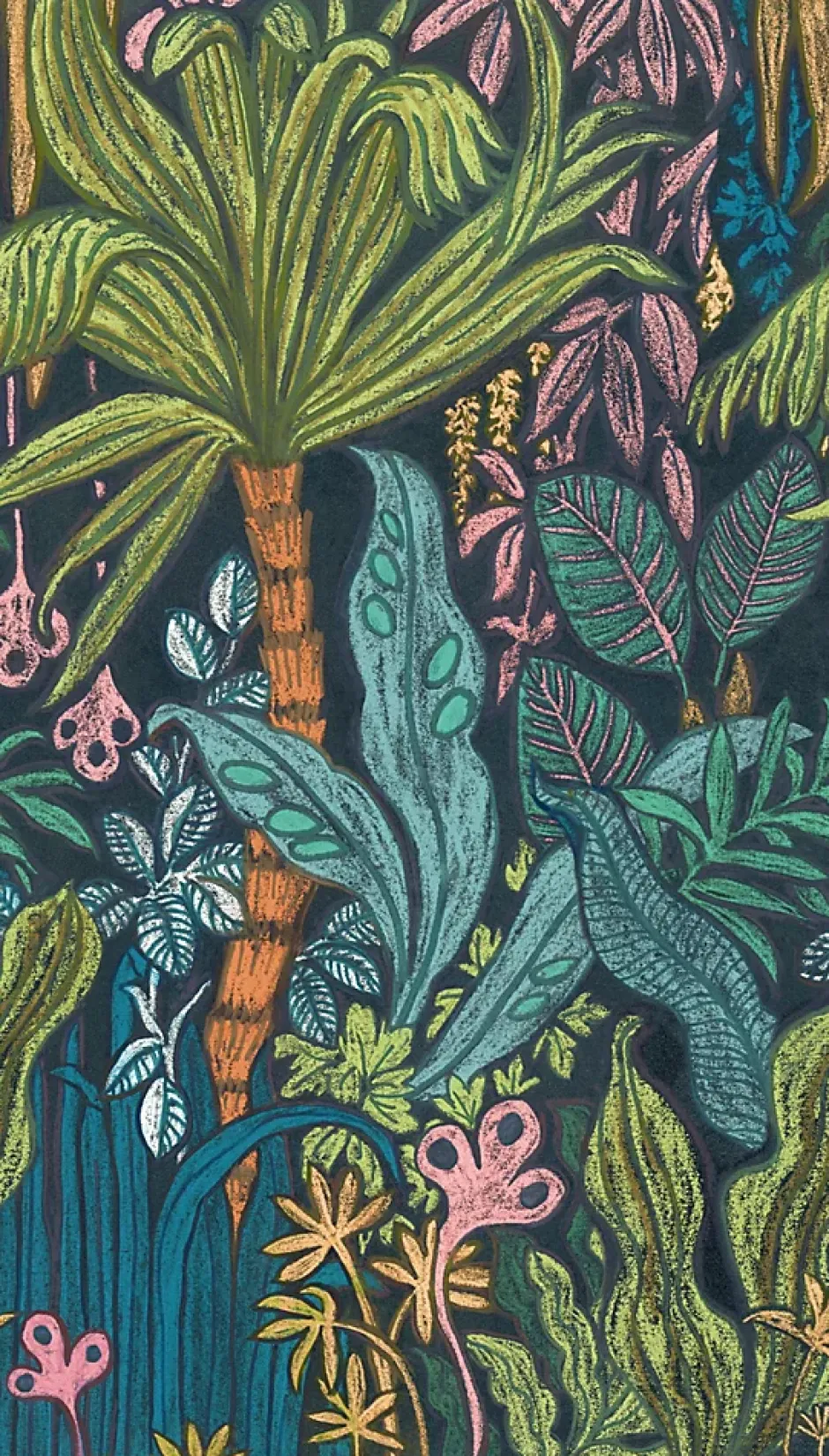 Grandeco Papier peint panoramique wild wood L.280 x l.159 cm