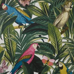 Papier peint papier duplex Cleome multicolore