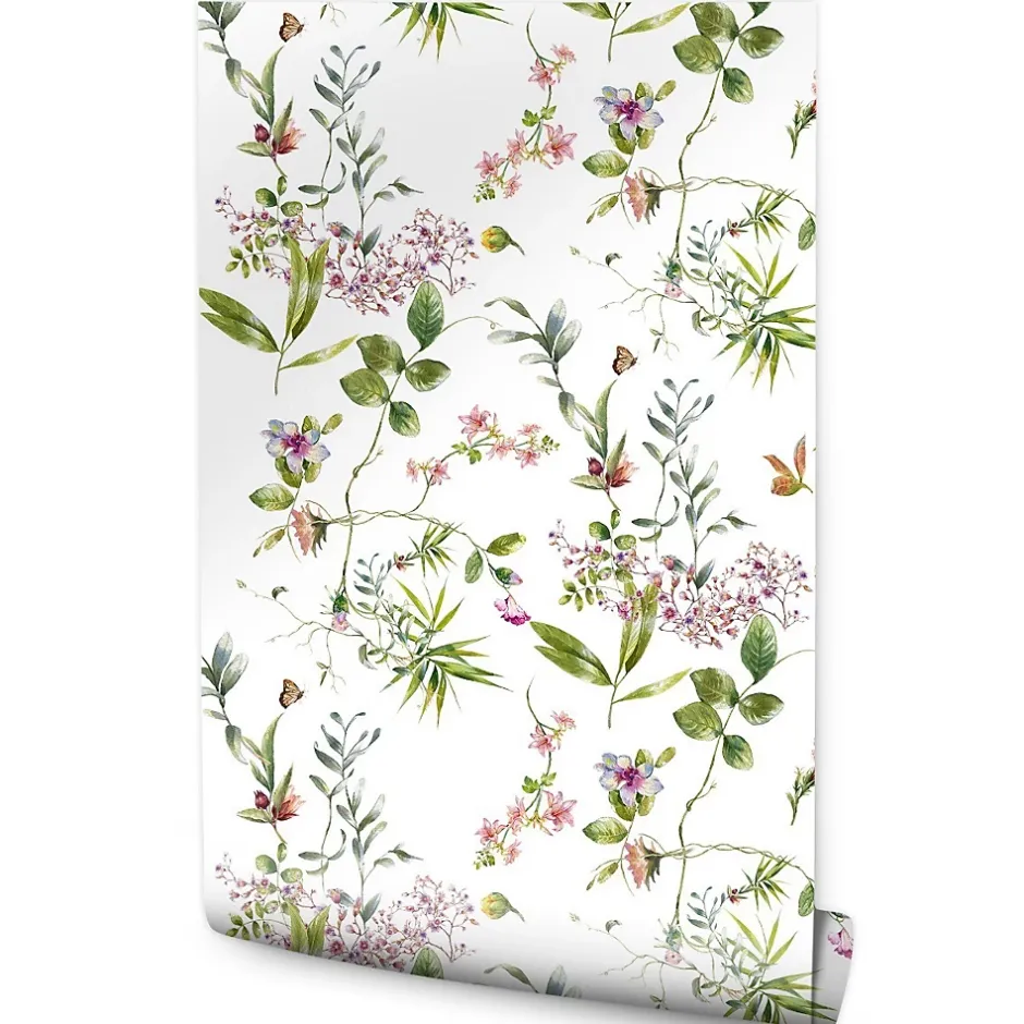 Papier Peint Pour La Chambre FLEURS De Champ Plantes-Muralo Sale