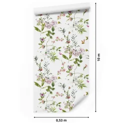 Papier Peint Pour La Chambre FLEURS De Champ Plantes-Muralo Sale
