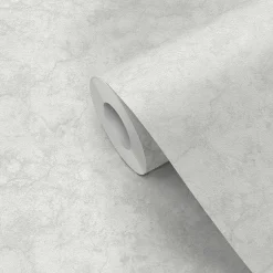 GoodHome Papier peint pré-encollé vinyle intissé imitation carrelage Easy Roll Benham gris l.53 x H.1005 cm