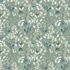 Papier peint pré-encollé vinyle intissé fleuri Easy Roll Begonia vert l.53 x H.1005 cm-GoodHome Sale