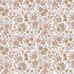 Papier peint pré-encollé vinyle intissé fleuri rose Easy Roll Lovko l.53 x H.1005 cm-GoodHome Best