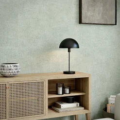 GoodHome Papier peint pré-encollé vinyle intissé uni vert pailleté Easy Roll Bagatelle l.53 x H.1005 cm