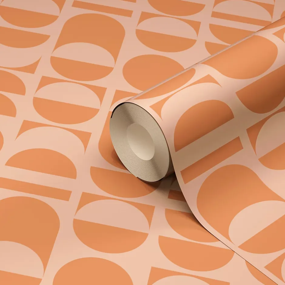 GoodHome Papier peint Suède intissé Irving beige l.53 x H.1000 cm