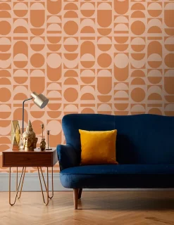 GoodHome Papier peint Suède intissé Irving beige l.53 x H.1000 cm