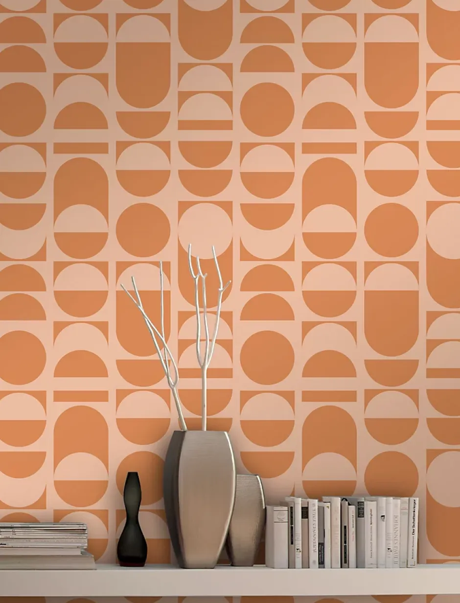 GoodHome Papier peint Suède intissé Irving beige l.53 x H.1000 cm