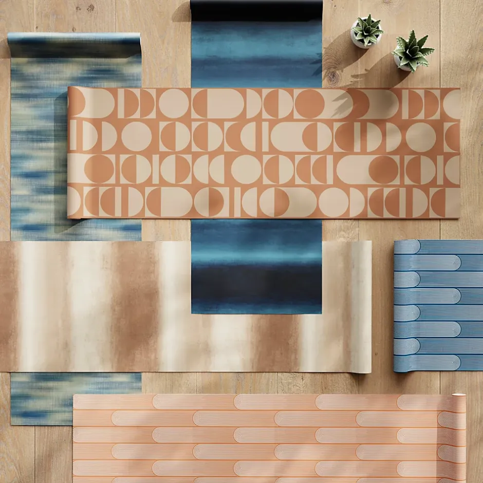 GoodHome Papier peint Suède intissé Irving beige l.53 x H.1000 cm