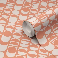 GoodHome Papier peint Suède intissé Paiute beige l.53 x H.1000 cm