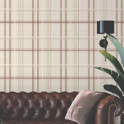 Papier peint vinyl intissé Bensimon carreau beige L.1005 x l.53cm-Lutèce Hot